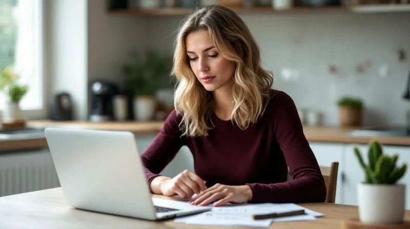 Mann studiert Förderunterlagen am Schreibtisch in Heilbronn